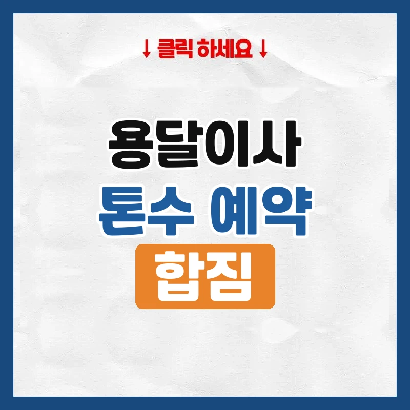 용달이사, 기사님과 함께 나르는 방식과 주의점